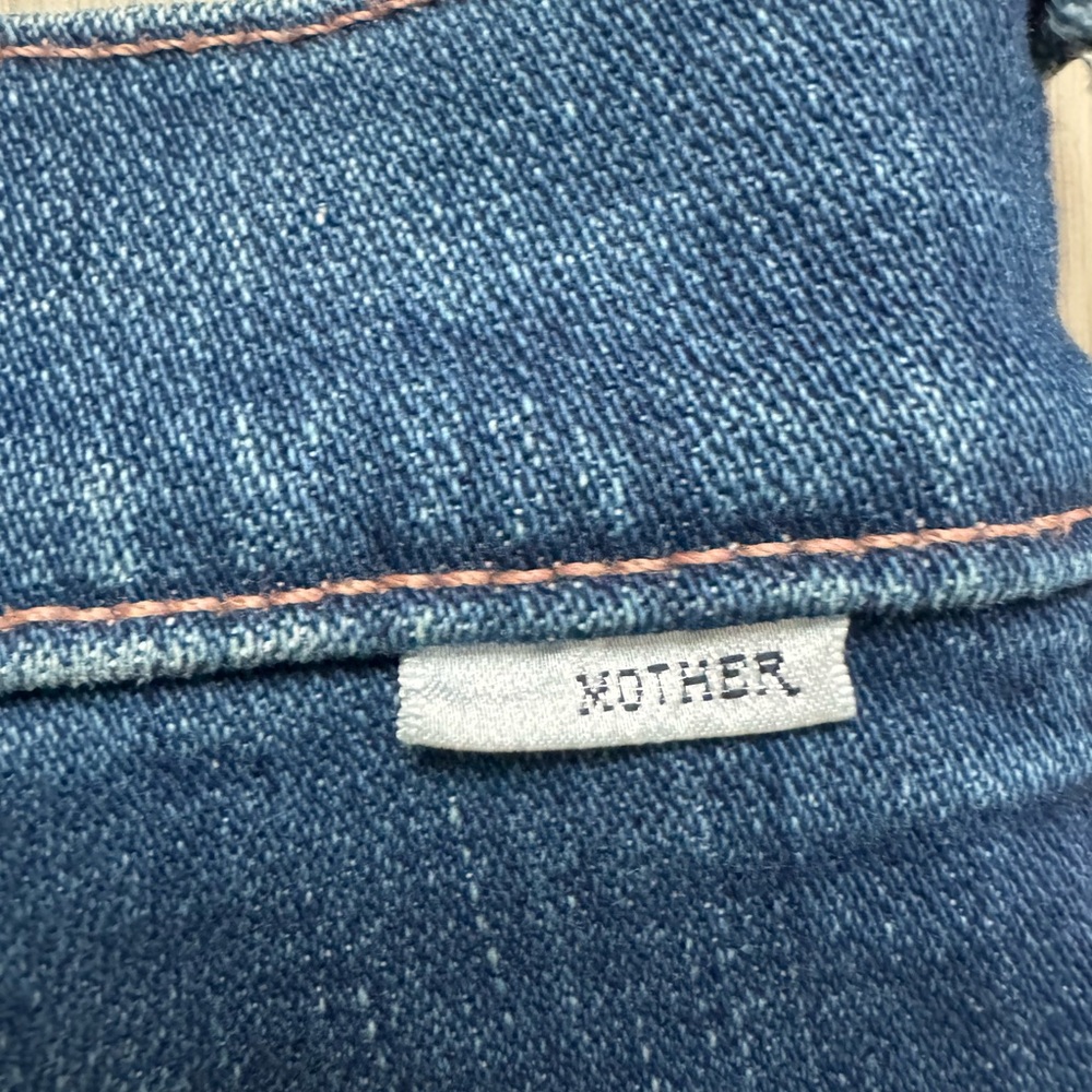 NWT MOTHER Denim Jeans Snap Hustler Ankle High Rise What I had before Size 28 - Picture 8 of 13